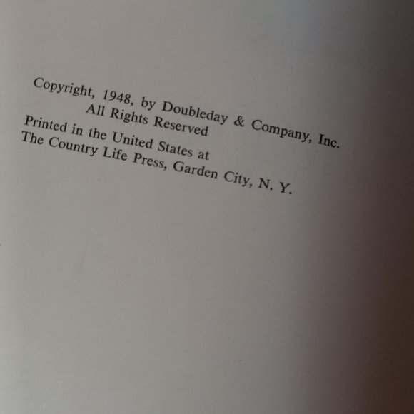 Crusade in Europe Book Hardcover Dwight D Eisenhower Copyright 1948 book - Picture 9 of 14